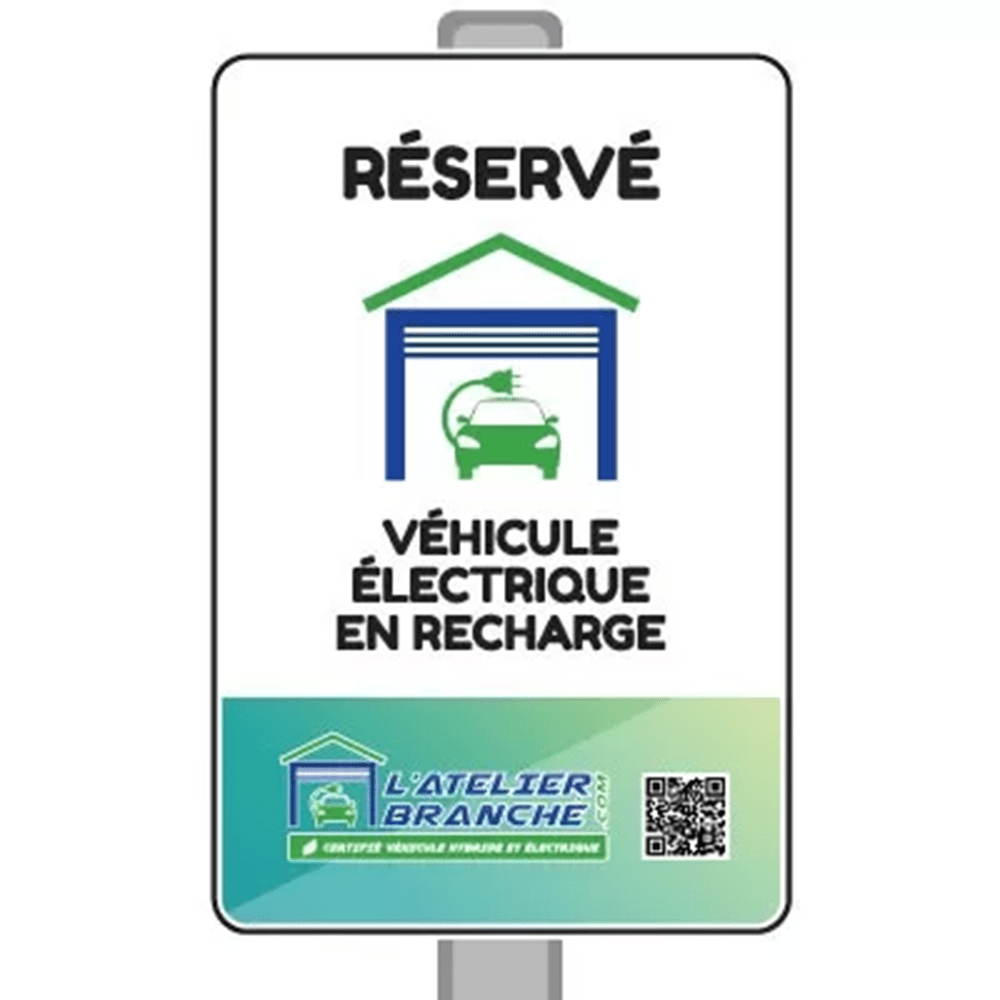 Affiche pour borne de recharge