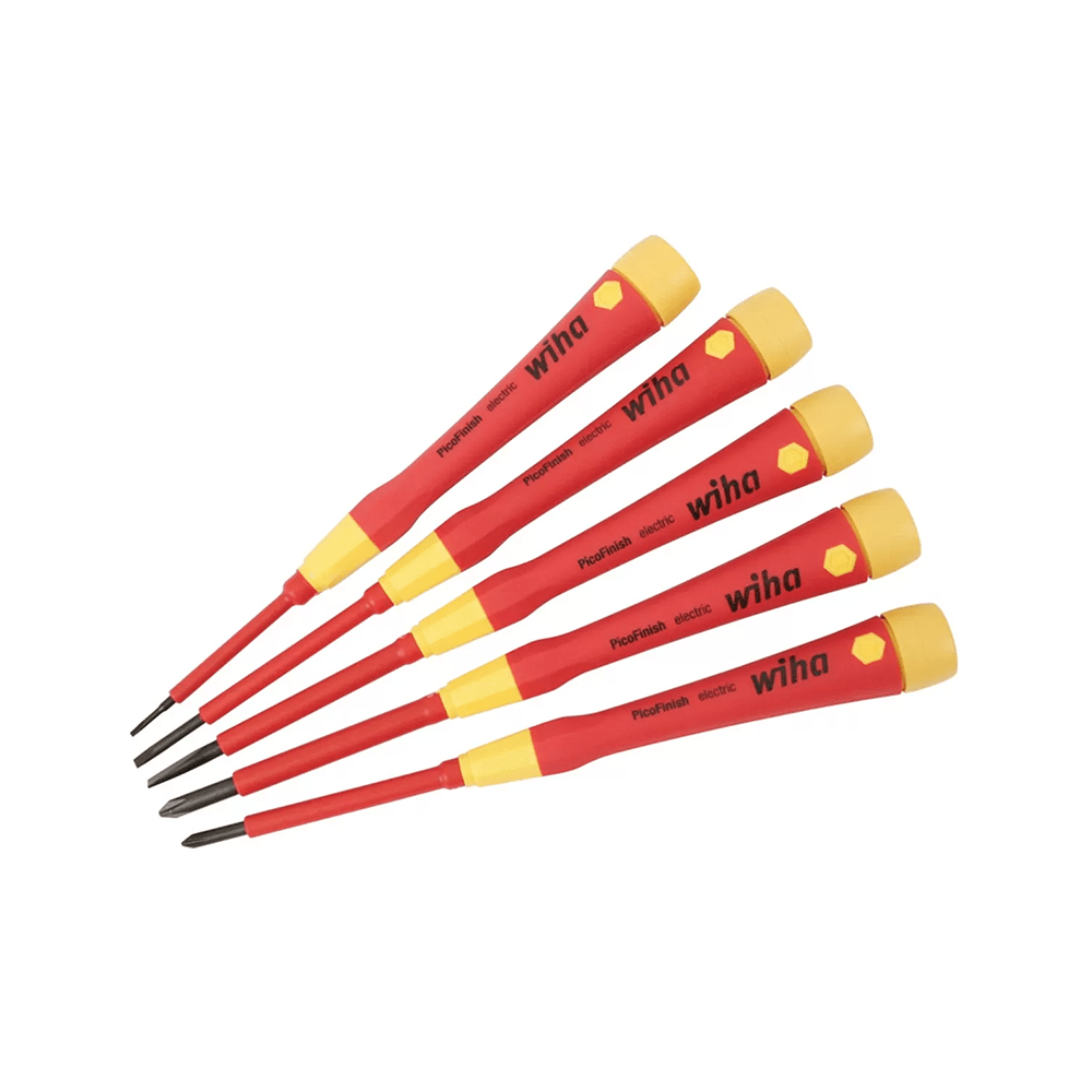 Jeu de 5 mini tournevis isolés Wiha 32085